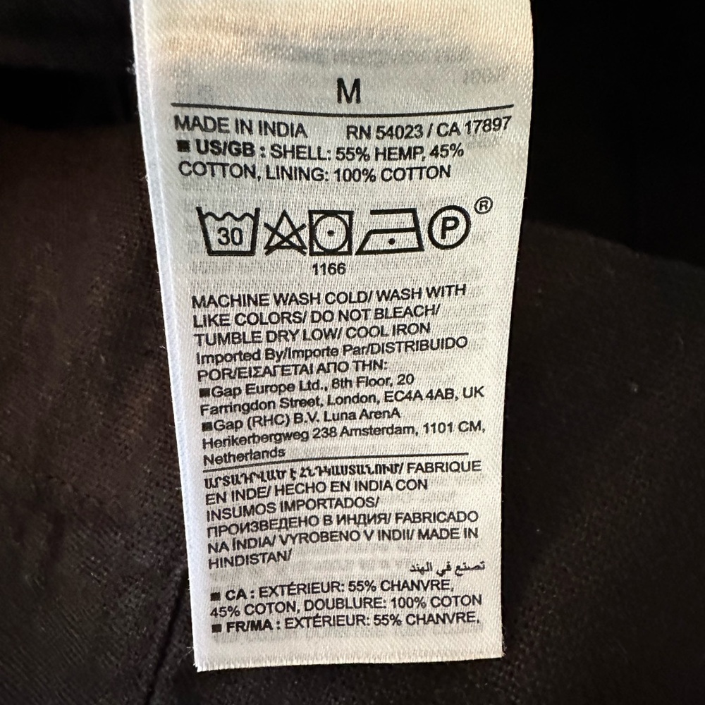 Hemp cotton shift dress - Picture 2 of 5